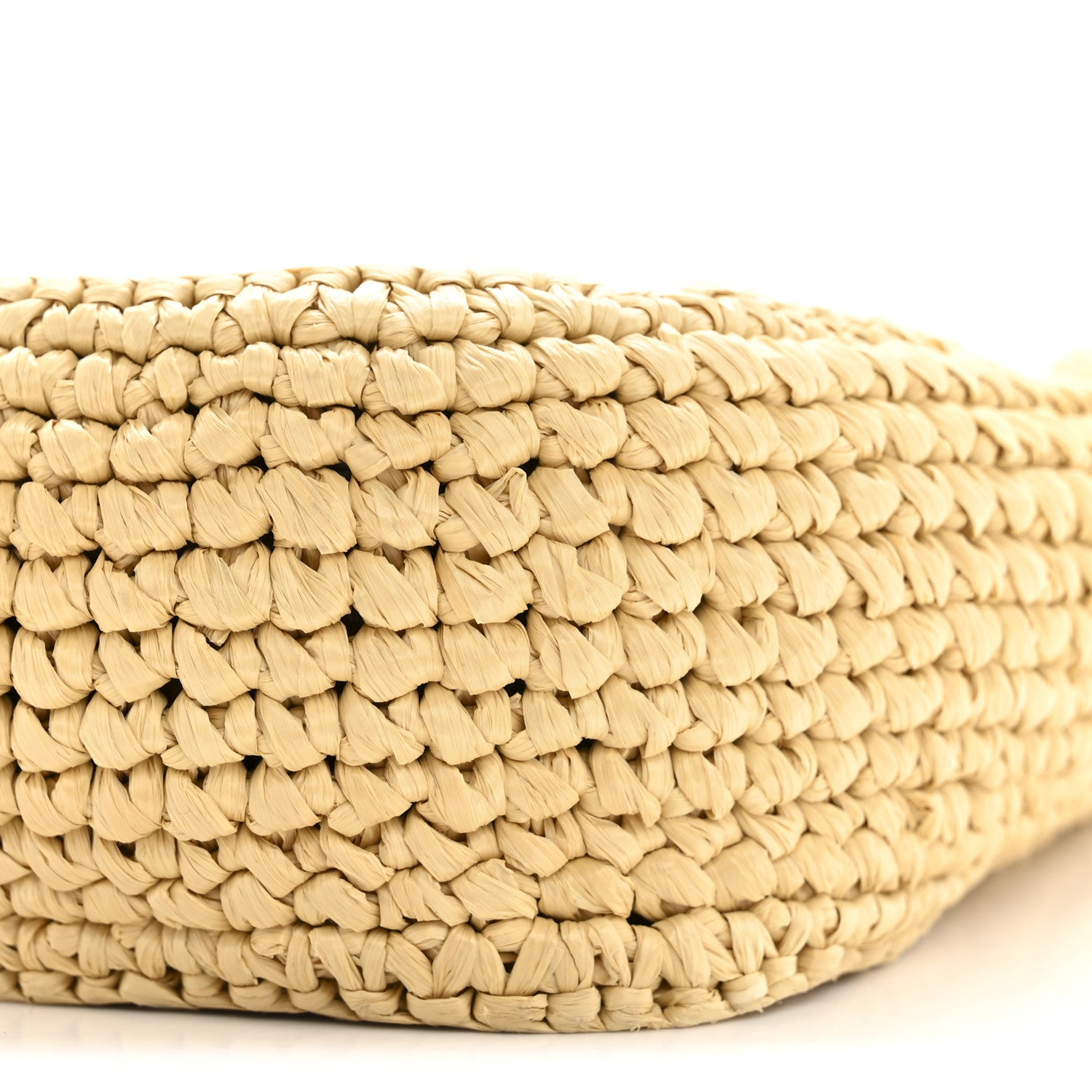 Miu Miu Fabric Crochet Wander Hobo Beige Khaki 11 of 12