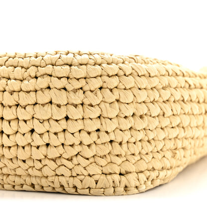 Miu Miu Fabric Crochet Wander Hobo Beige Khaki 11 of 12
