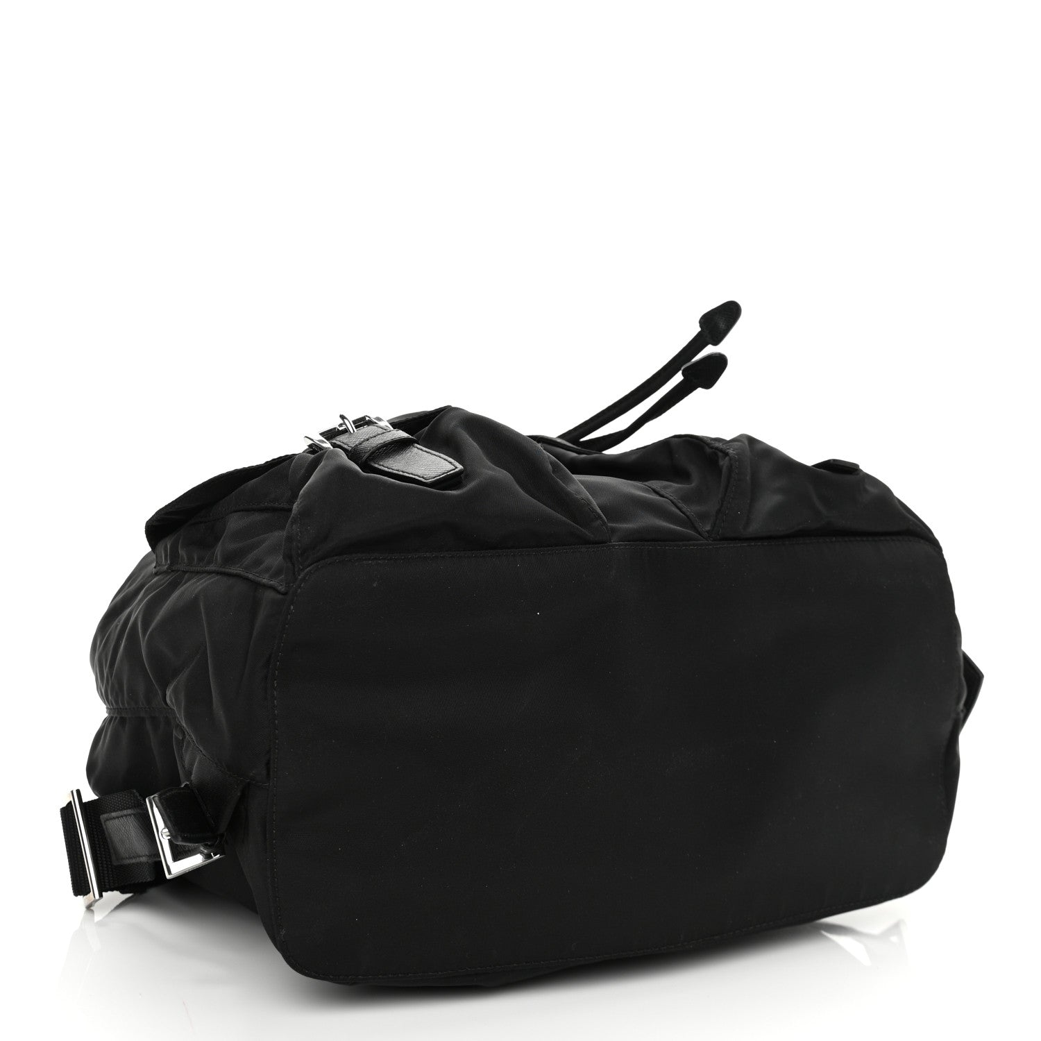 Prada Tessuto Nylon Saffiano Medium Backpack Black 4 of 10
