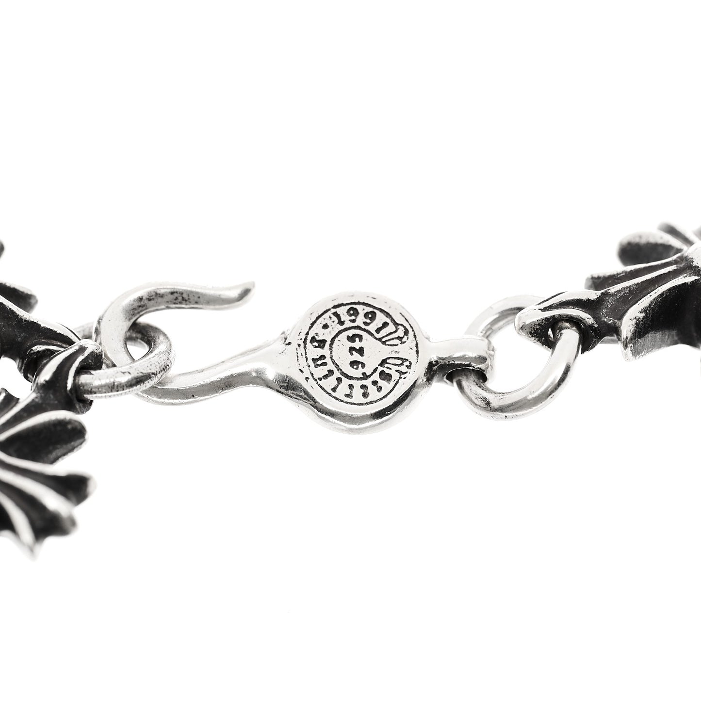 Sterling Silver Cross Bracelet