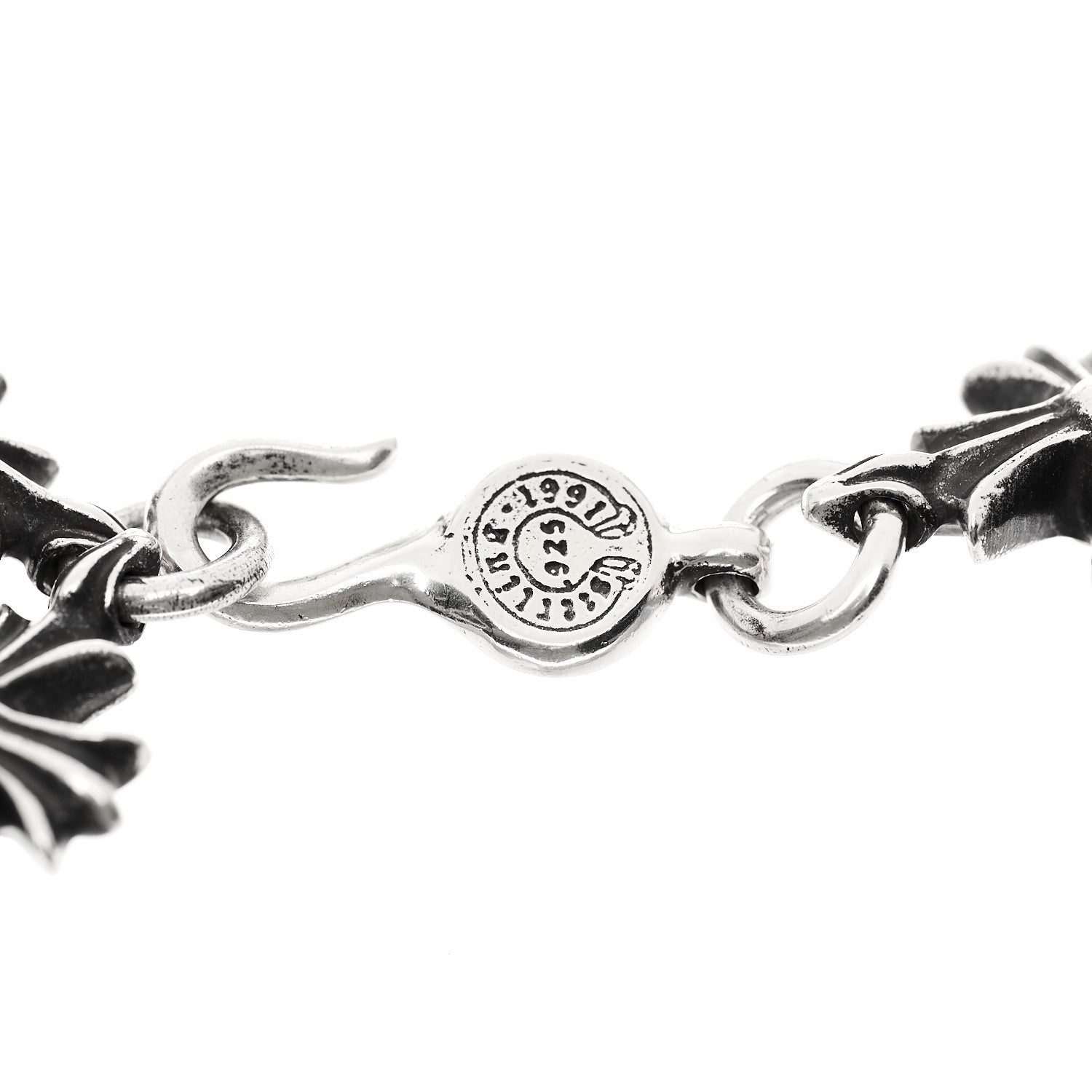 Chrome Hearts Sterling Silver Cross Bracelet 5 of 5