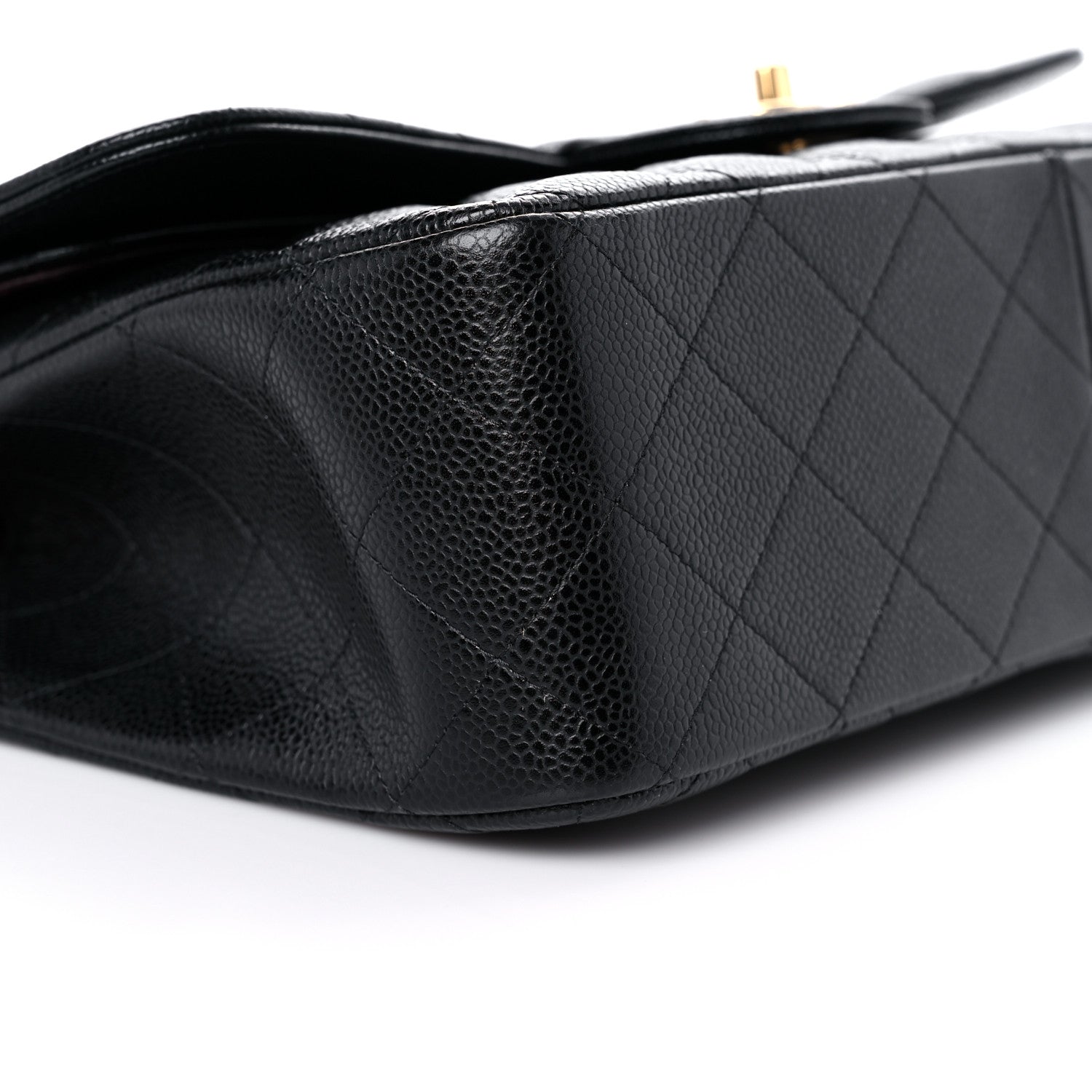 Chanel Caviar Quilted Jumbo Double Flap Black 8 of 10