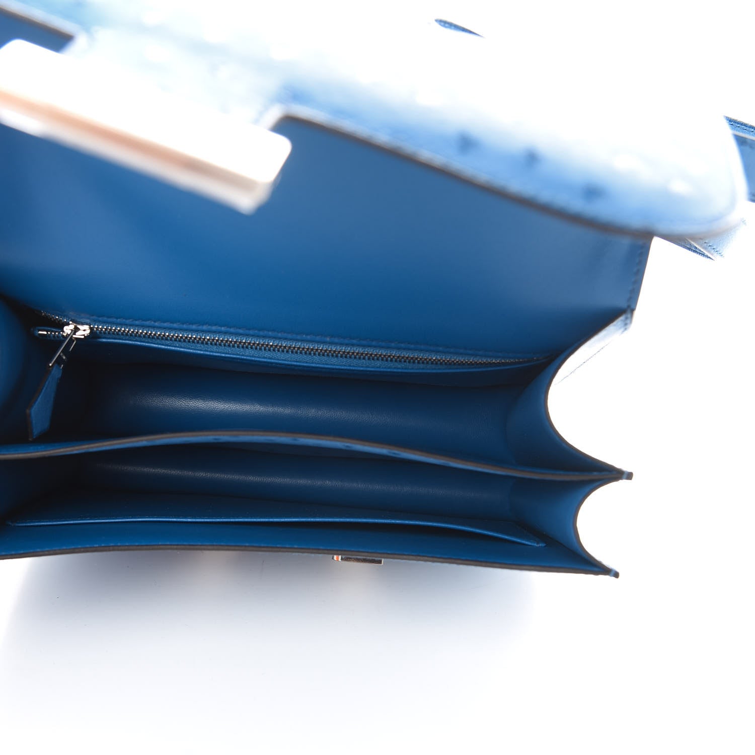 Hermes Ostrich Constance 24 Mykonos 5 of 11