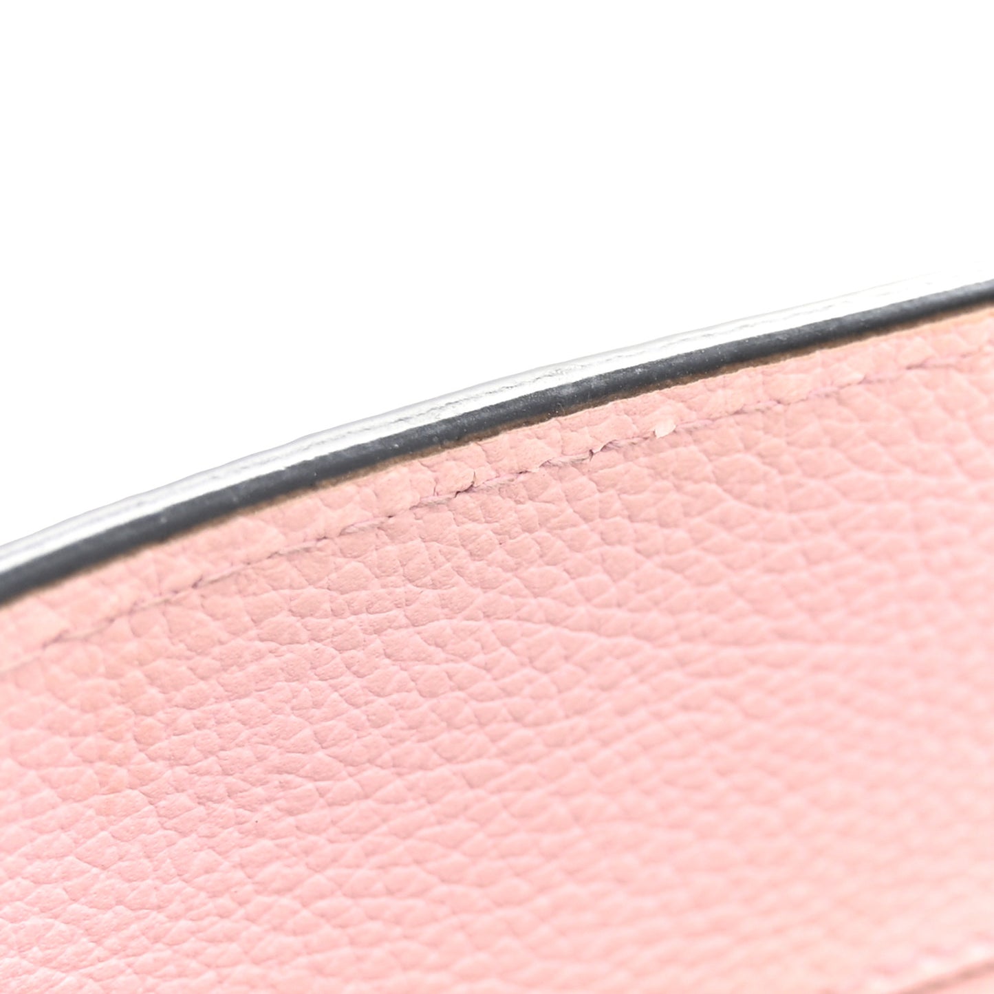 Calfskin Small Skull Padlock Zip Around Tote Baby Pink