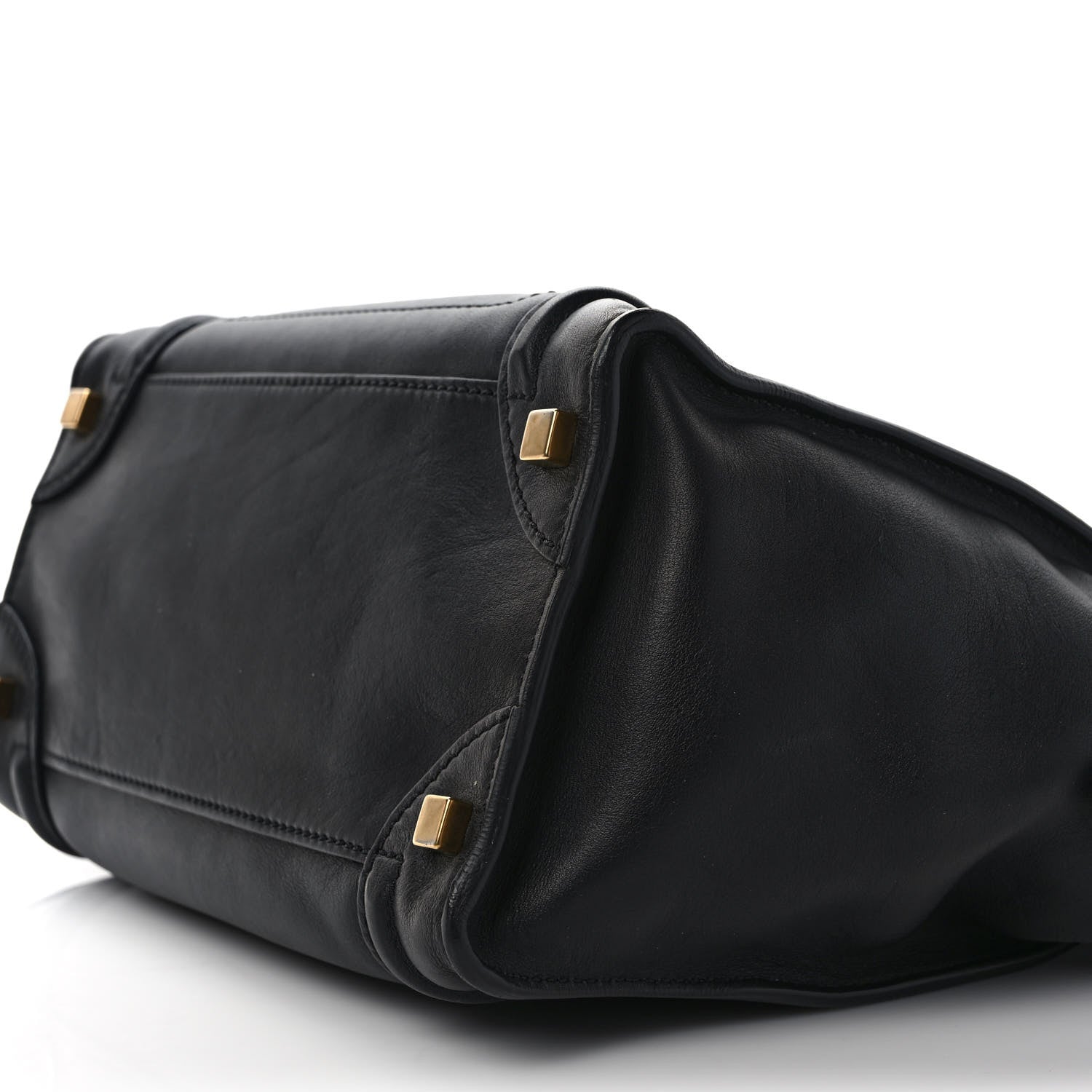 Celine Smooth Calfskin Micro Luggage Black 8 of 8