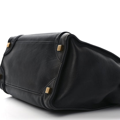Celine Smooth Calfskin Micro Luggage Black 8 of 8