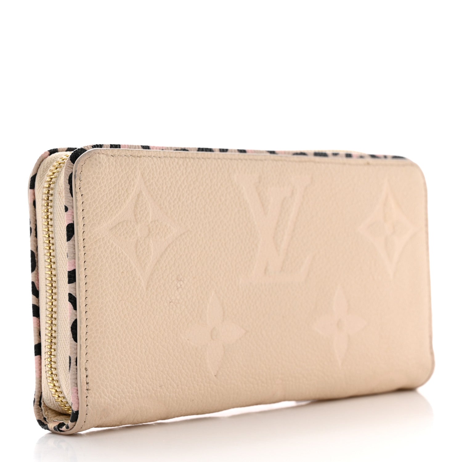 Louis Vuitton Empreinte Monogram Giant Wild At Heart Zippy Wallet Creme 3 of 16