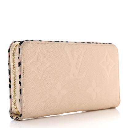 Louis Vuitton Empreinte Monogram Giant Wild At Heart Zippy Wallet Creme 3 of 16