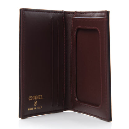 Chanel Lambskin Quilted Card Holder Wallet Black 5 of 8