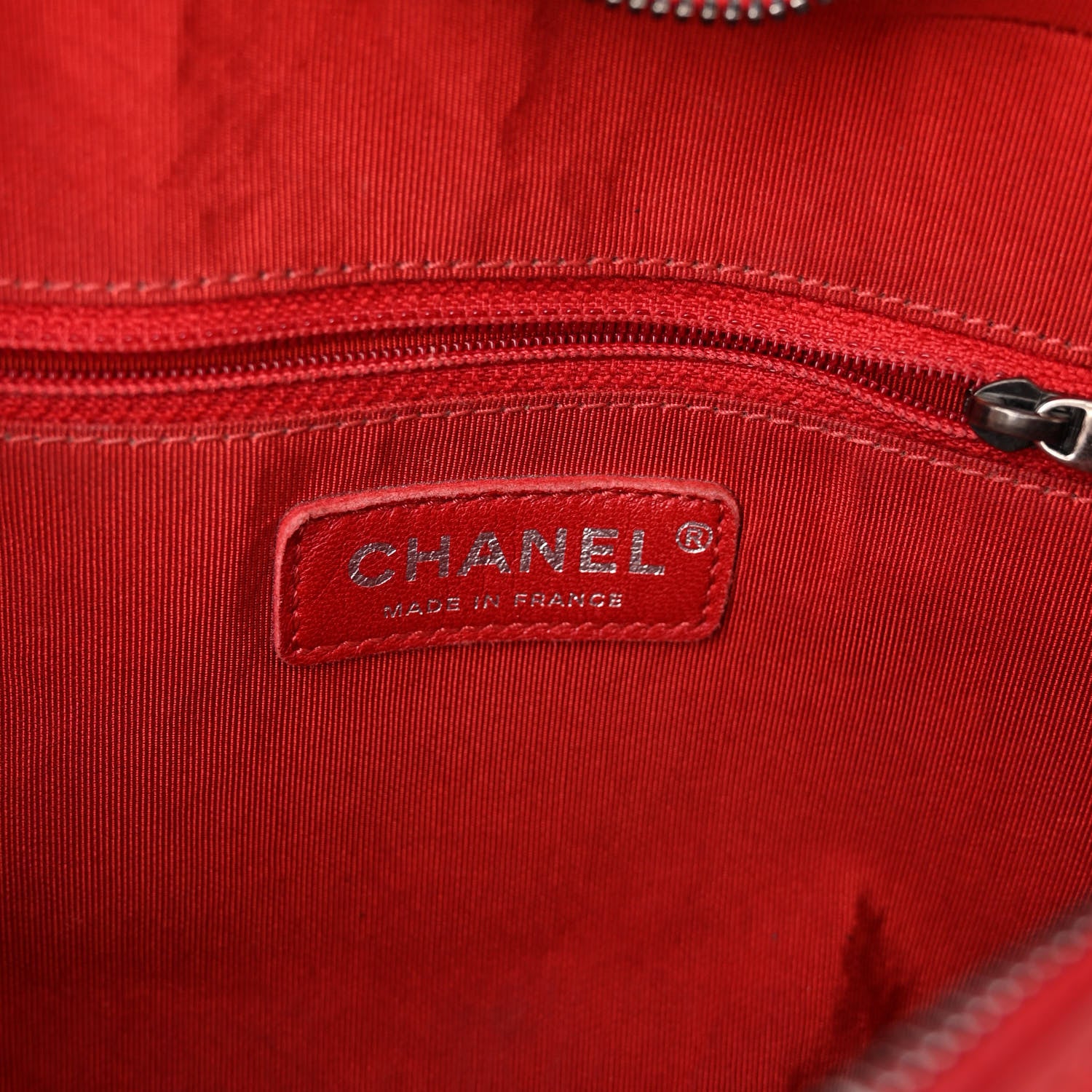 Chanel Crumpled Calfskin Quilted Small Casual Rock Flap Red 6 of 12