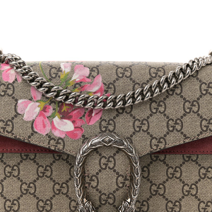 Gucci GG Supreme Monogram Blooms Small Dionysus Shoulder Bag Beige Multicolor Dry Rose 8 of 12