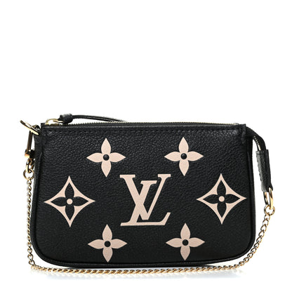 Louis Vuitton Empreinte Monogram Giant Mini Pochette Accessories Black 1 of 7