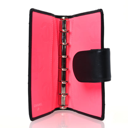 Chanel Calfskin Quilted Small Cambon Agenda Planner Black 5 of 11