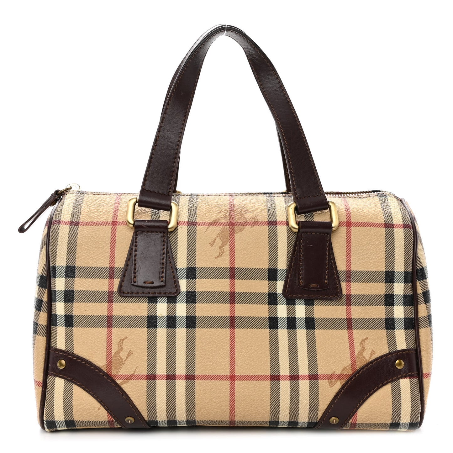 Haymarket Check Studded Bowler Brown