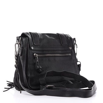 Proenza Schouler Lambskin Fringe PS1 Crossbody Pouch Black 3 of 13