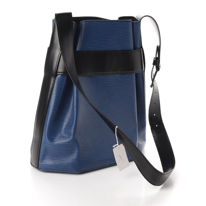 Louis Vuitton Epi Bi-Color Sac D'Epaule Toledo Black 3 of 10