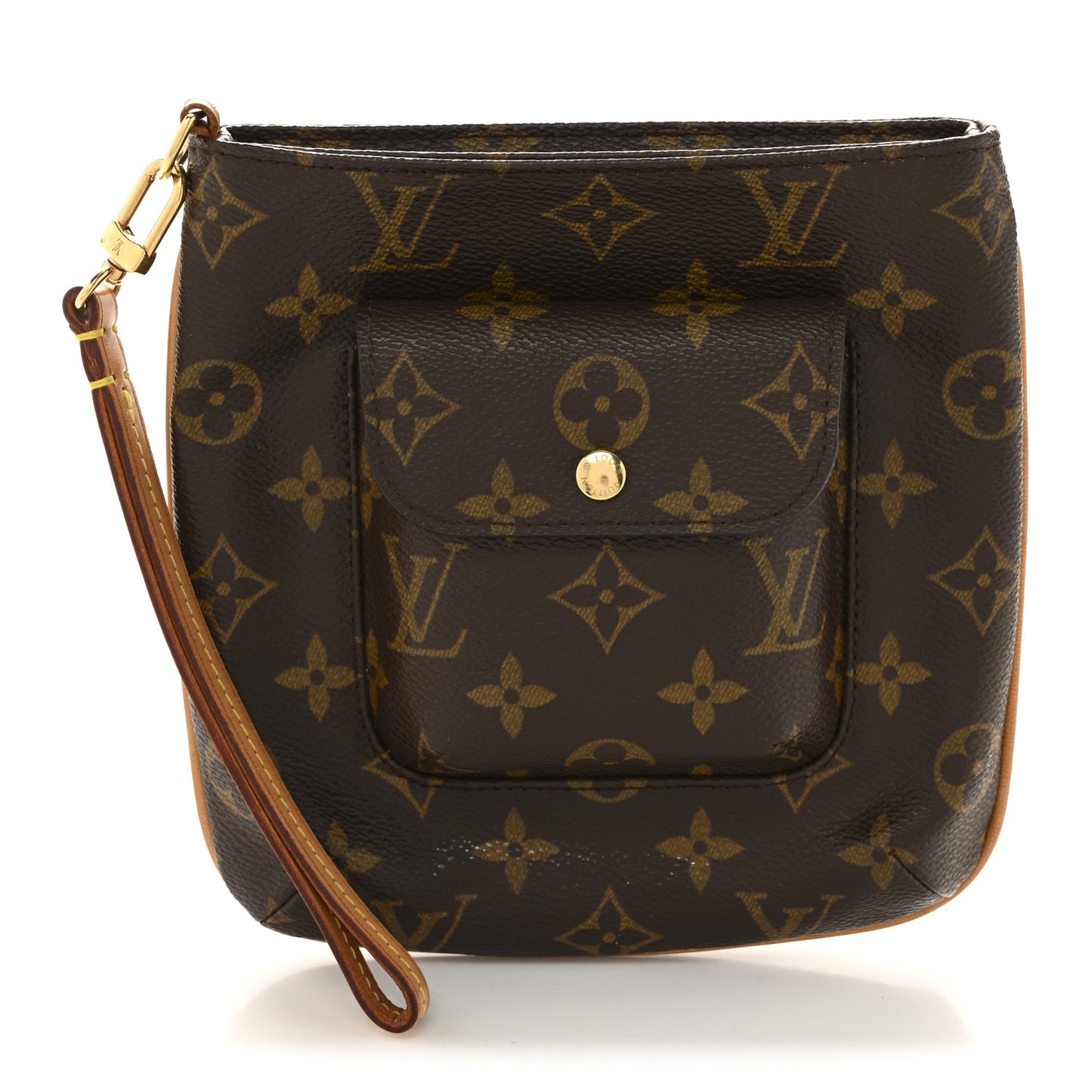 Monogram Partition Wristlet