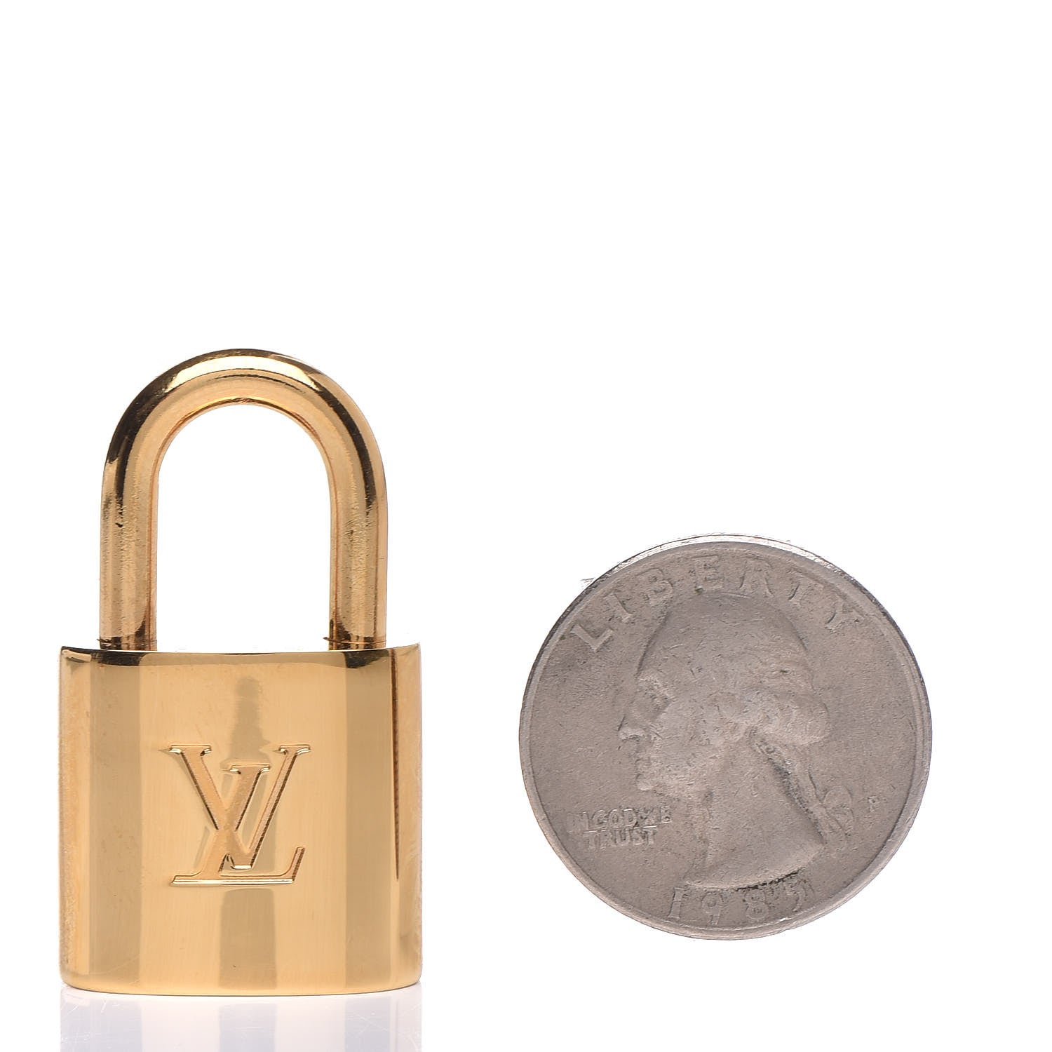 Louis Vuitton Brass Lock and Key Set #320 2 of 4