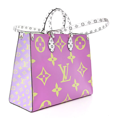 Louis Vuitton Monogram Giant Onthego GM Pink Lilac 4 of 11