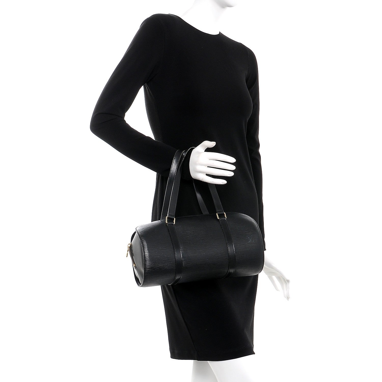 Louis Vuitton Epi Soufflot Black 2 of 9