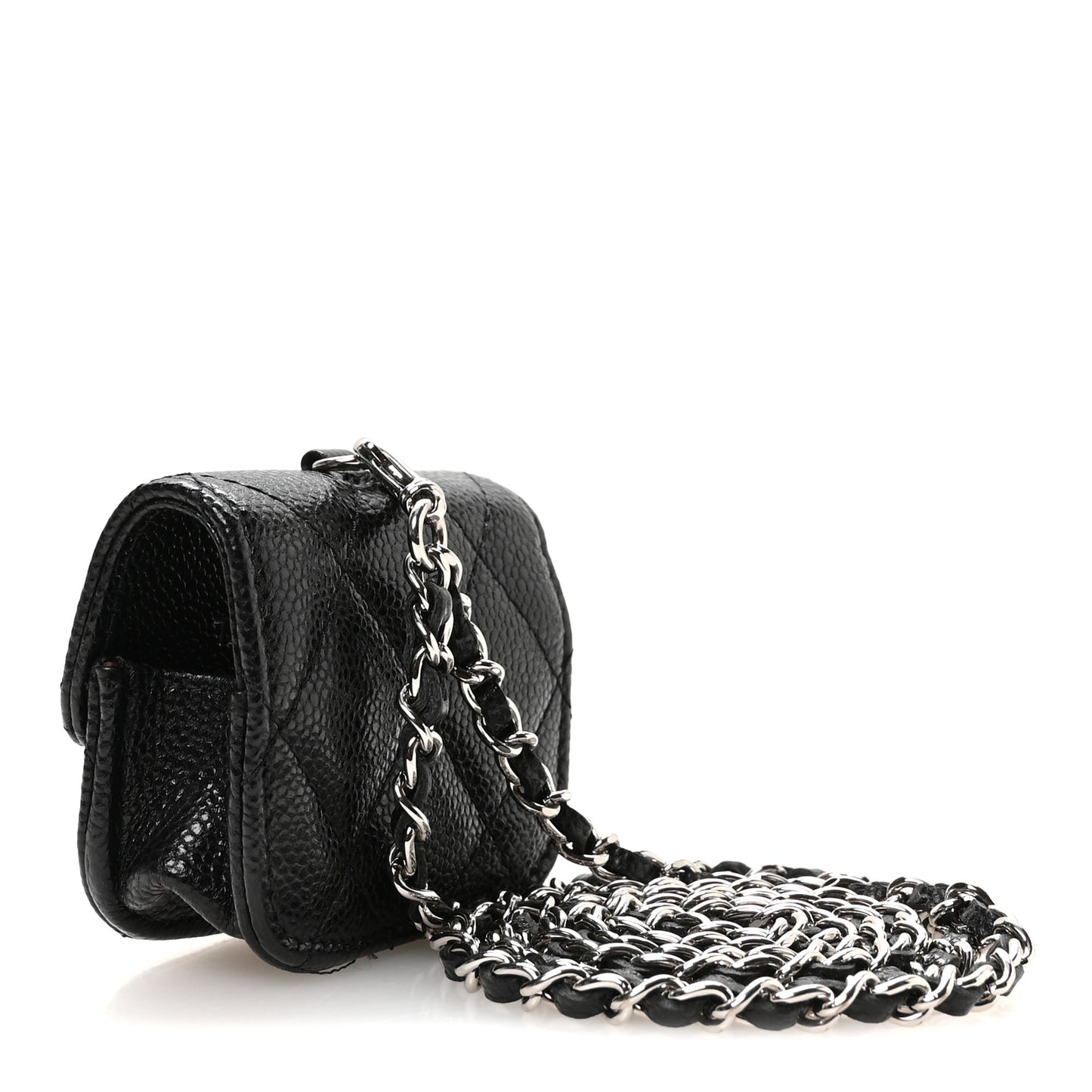 Caviar Quilted Airpods Pro Case Black