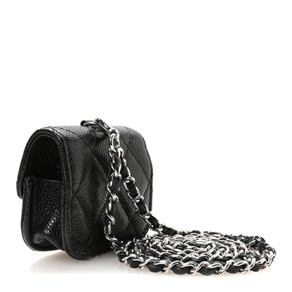 Chanel Caviar Quilted Airpods Pro Case Black 2 of 7