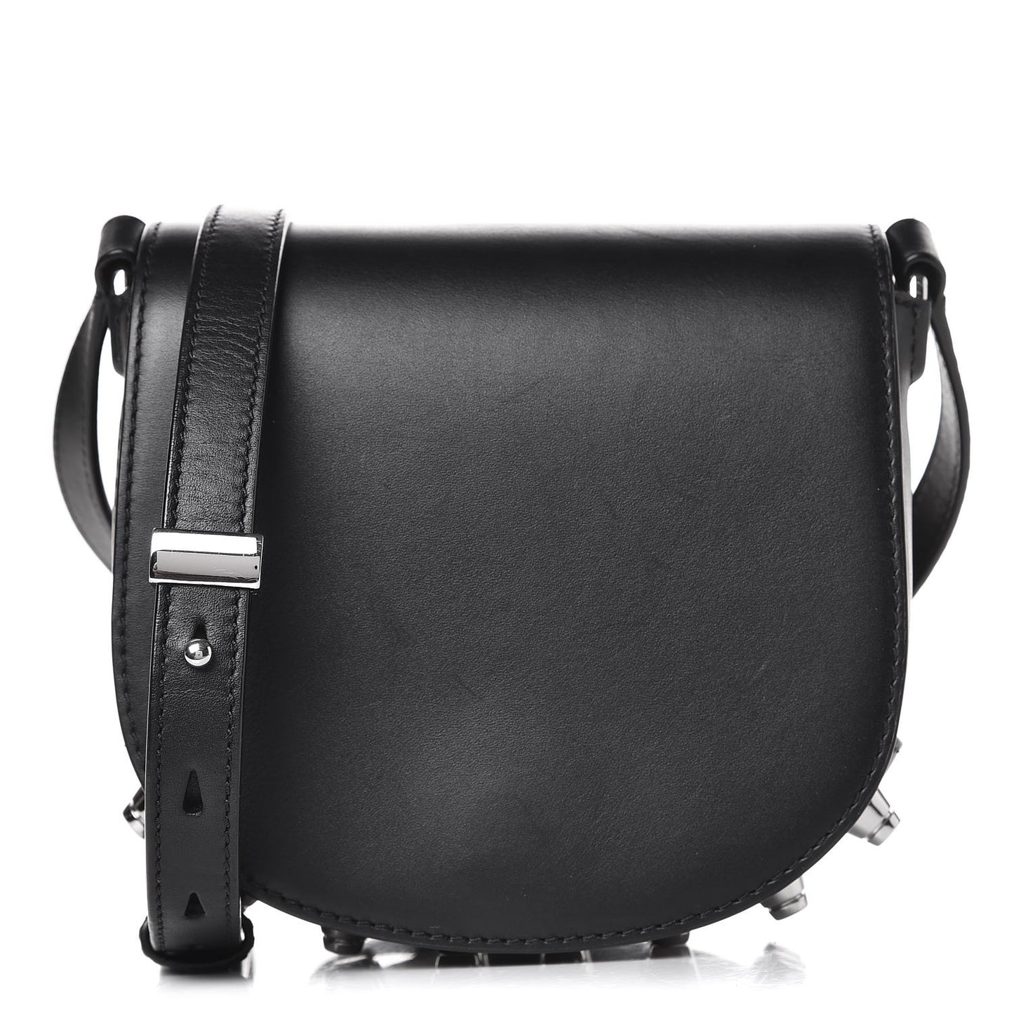 Calfskin Mini Lia Black Rhodium Hardware