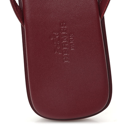 Hermes Calfskin Miss Sandals 39 Rouge H 8 of 9