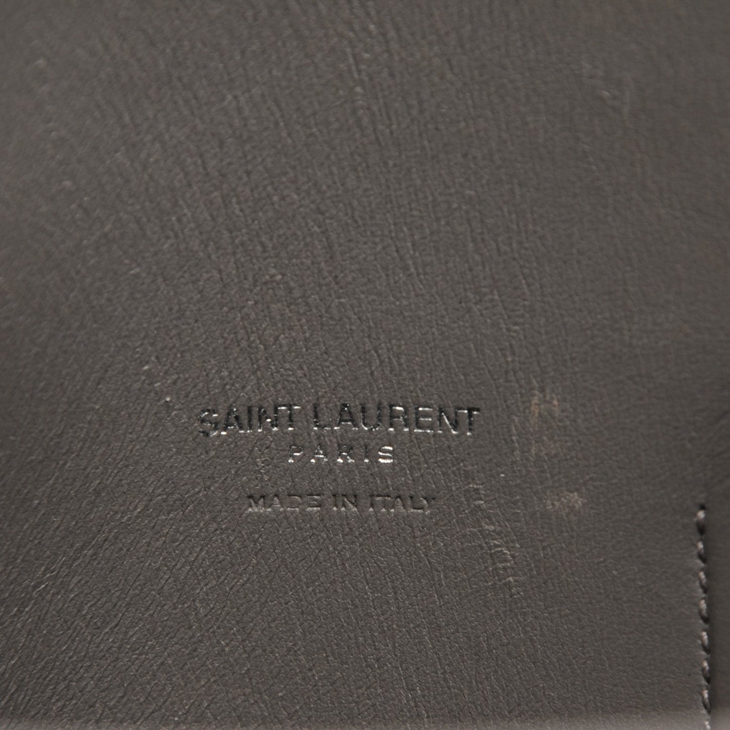 Grained Calfskin Small Sac De Jour Fog