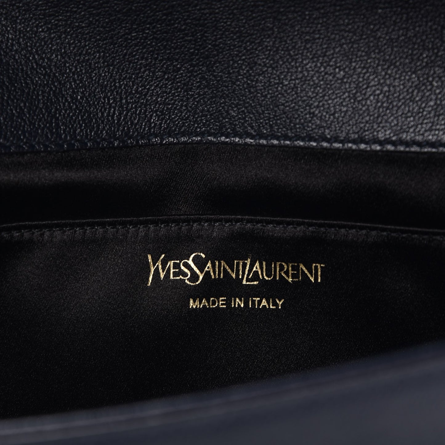 Calfskin Monogram Large Belle De Jour Clutch Navy