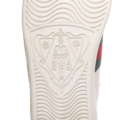 Gucci X SEGA Calfskin Ayers Web Guccy Womens Ace Sneakers 39 White 7 of 10