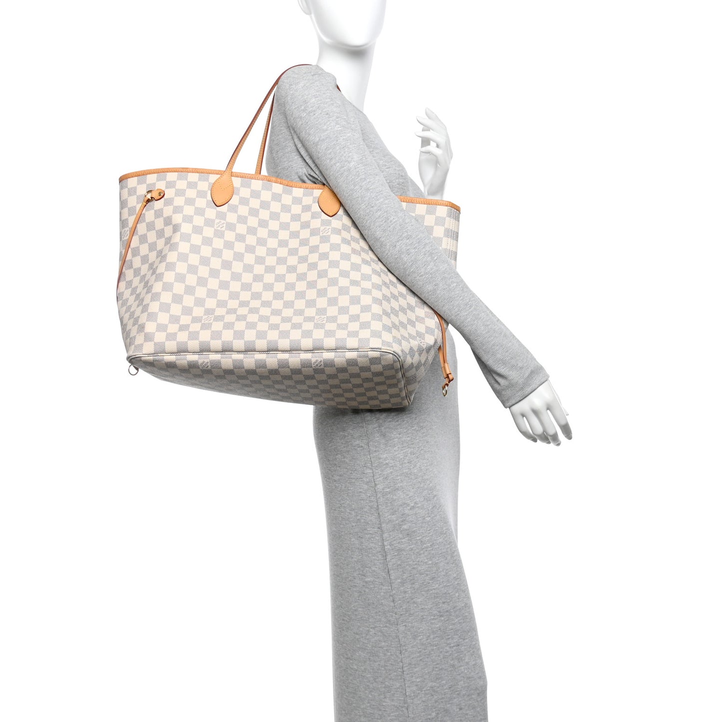 Damier Azur Neo Neverfull GM Rose Ballerine