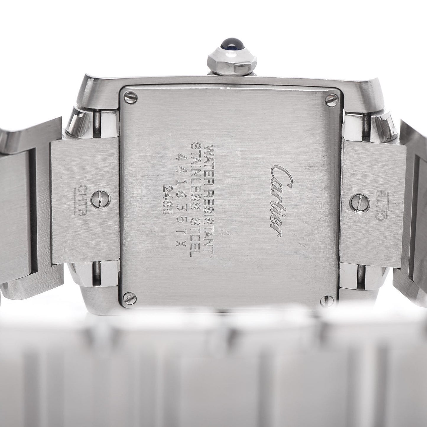 Stainless Steel 25mm Tank Francaise Quartz Watch