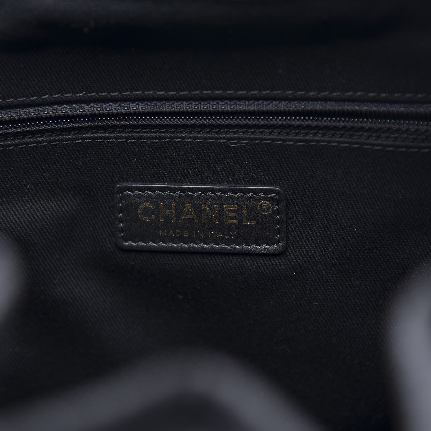 Chanel Canvas Medium Deauville Backpack Blue 5 of 12