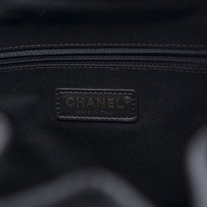 Chanel Canvas Medium Deauville Backpack Blue 5 of 12