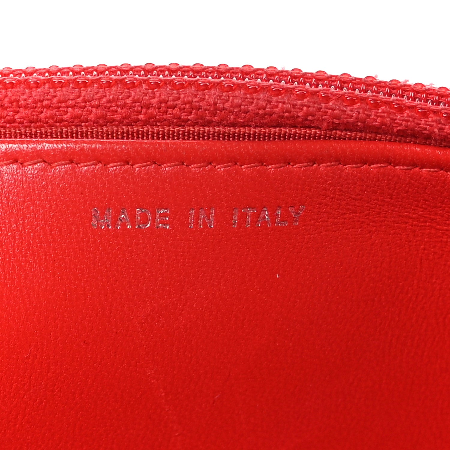 Chanel Lambskin Quilted Trendy CC Wallet On Chain WOC Red 8 of 11