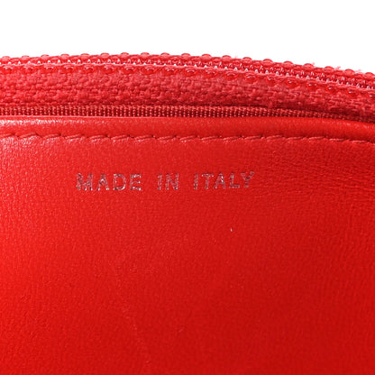 Chanel Lambskin Quilted Trendy CC Wallet On Chain WOC Red 8 of 11