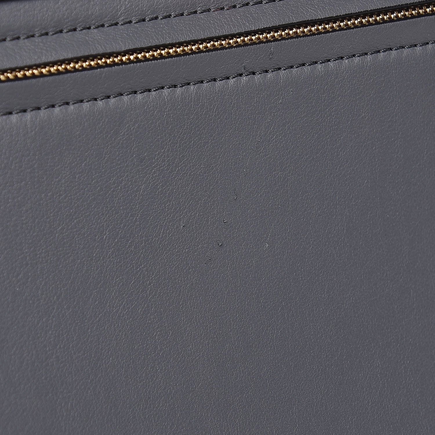 Celine Smooth Calfskin Suede Medium Tri-Color Trapeze Yellow 9 of 11