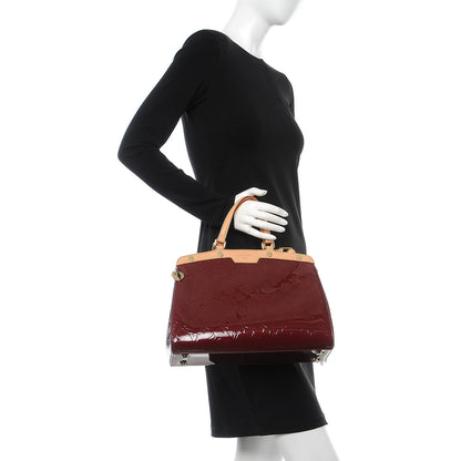 Louis Vuitton Vernis Brea MM Griotte 2 of 8