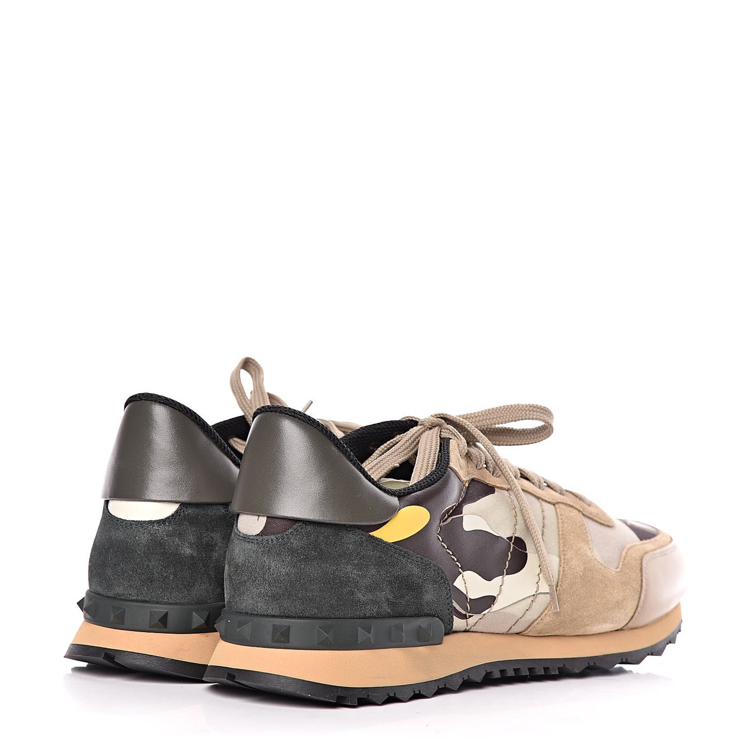 Nappa Suede Camouflage Mens Rockrunner Sneakers 45 Multicolor