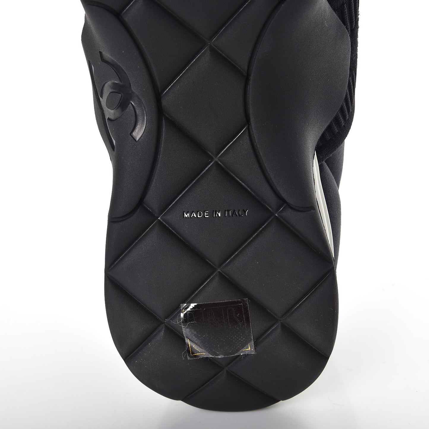 Stretch Fabric CC Sneakers 40 Black