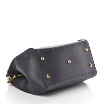 Saint Laurent Calfskin Small Classic Y Cabas Navy Blue 4 of 8