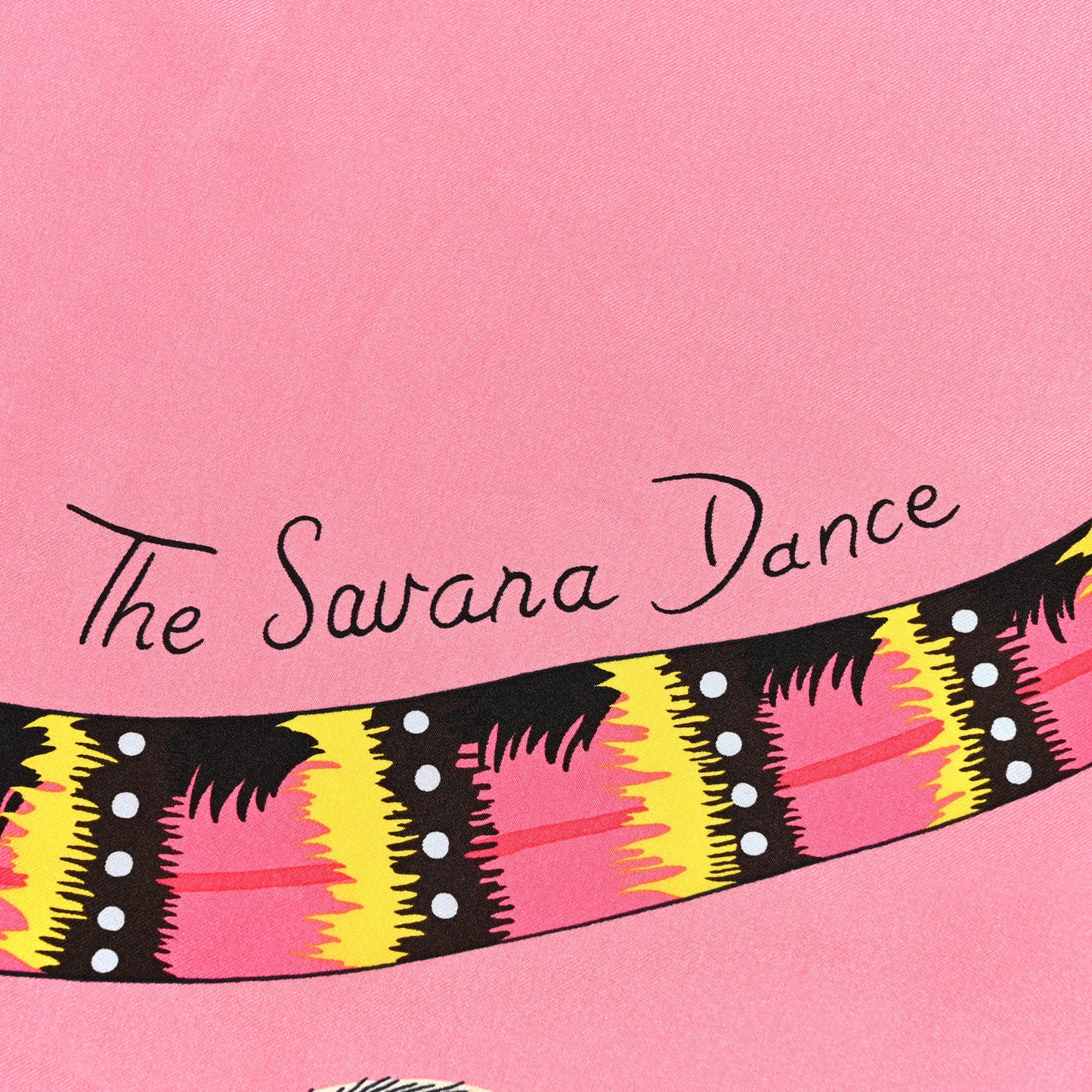Silk The Savana Dance Wash 140 Scarf Rose Malabar Jaune Vieux Rose