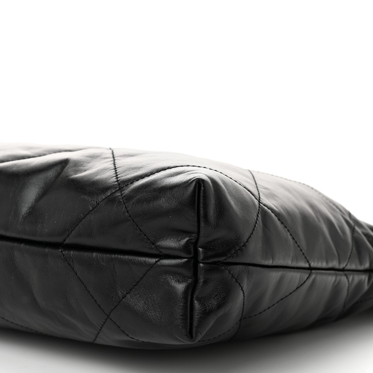 Chanel Shiny Calfskin Quilted Small Chanel 22 Black 11 of 11