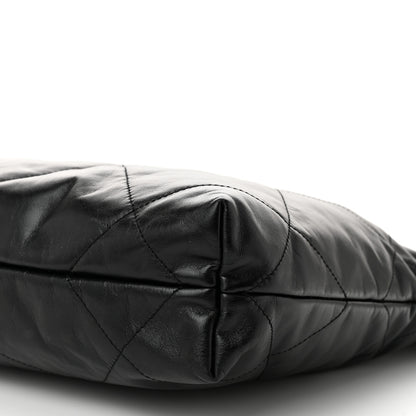 Chanel Shiny Calfskin Quilted Small Chanel 22 Black 11 of 11