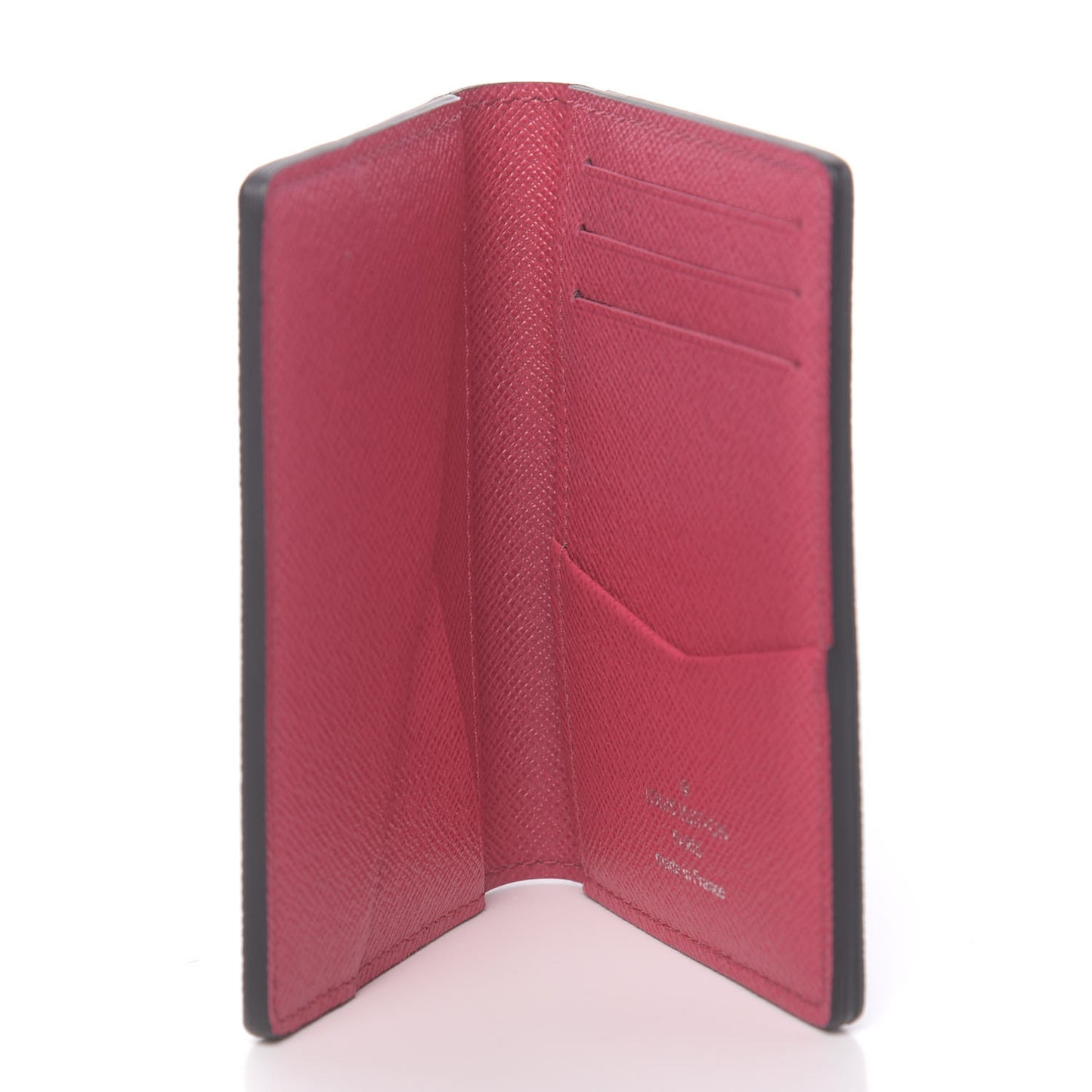 Damier Graphite My LV Heritage Pocket Organizer NM Fuchsia Grey