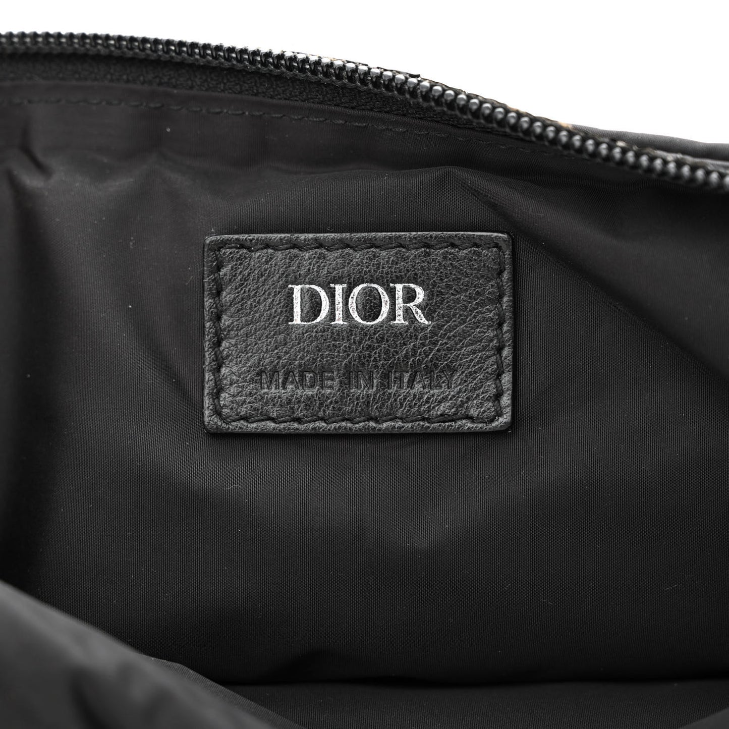 HOMME Nylon Saddle Messenger Bag Black