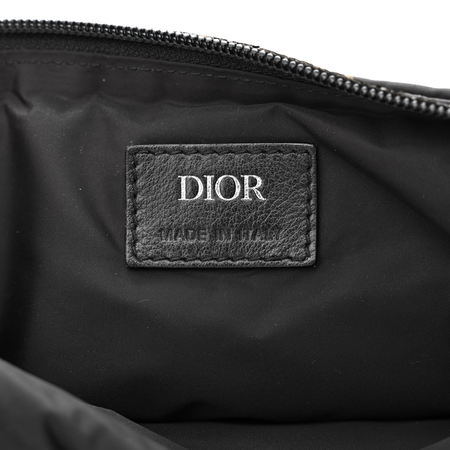 Christian Dior HOMME Nylon Saddle Messenger Bag Black 6 of 11
