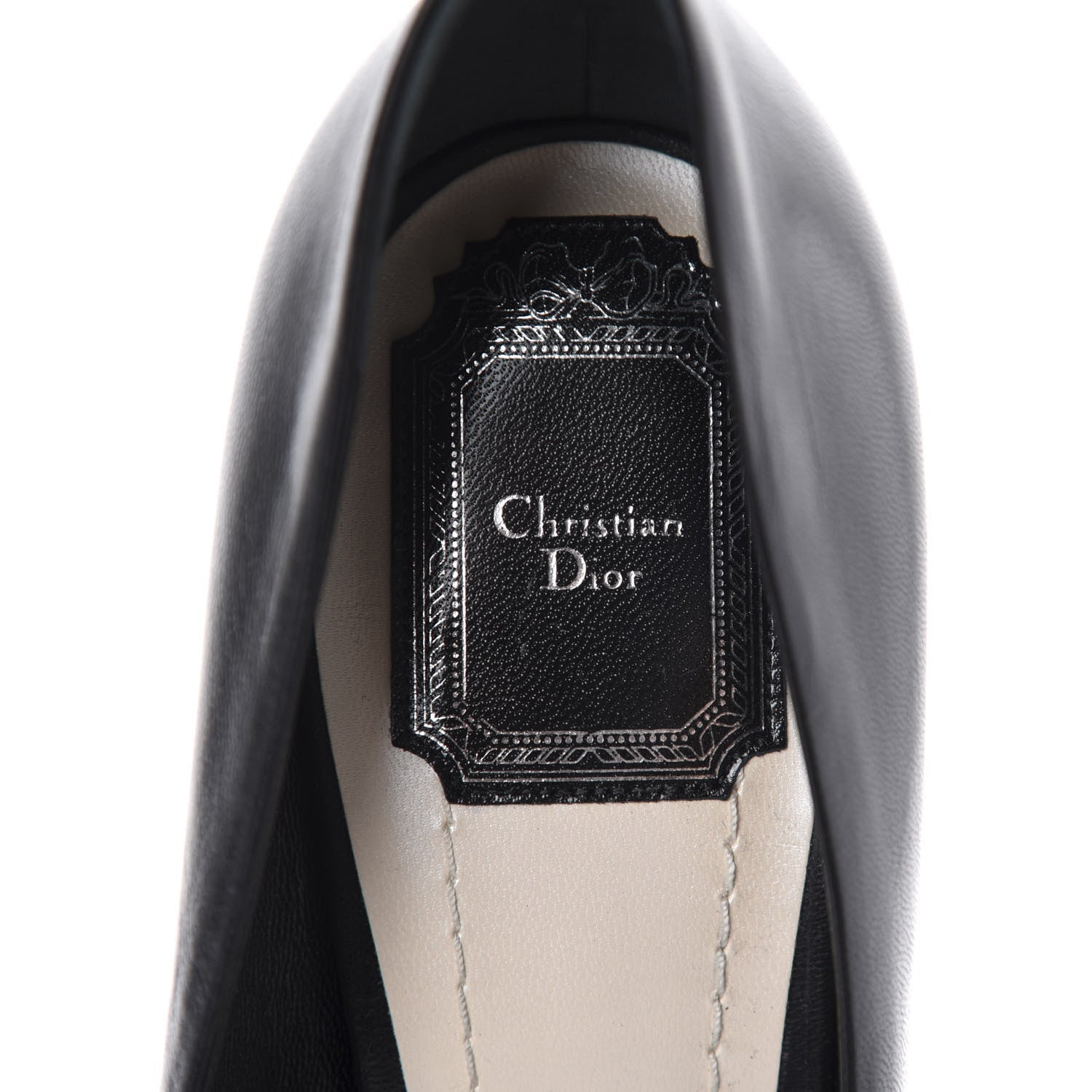 Christian Dior Calfskin Miss Dior Pumps 40 Black 6 of 9