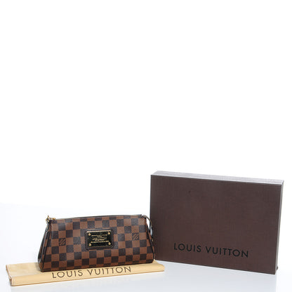 Louis Vuitton Damier Ebene Eva Clutch 5 of 8